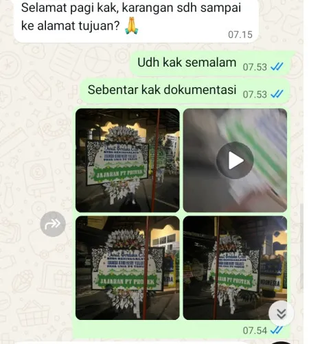 Pengiriman Papan Bunga Selamat Panunggangan Timur