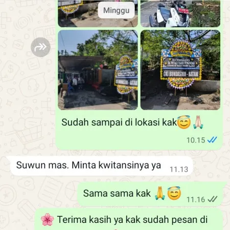 Pengiriman Papan Bunga Duka Panunggangan Timur