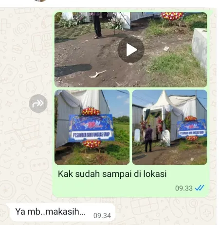 Pengiriman Karangan Bunga Panunggangan Timur