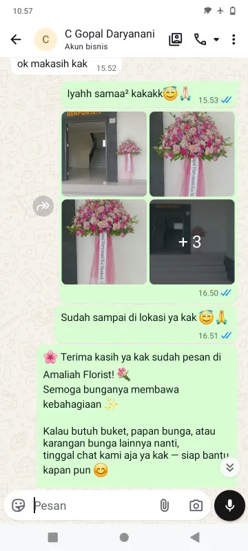 Pengiriman Karangan Bunga Panunggangan Timur