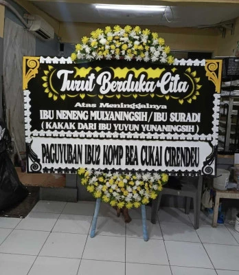 Papan Bunga di Panunggangan Timur